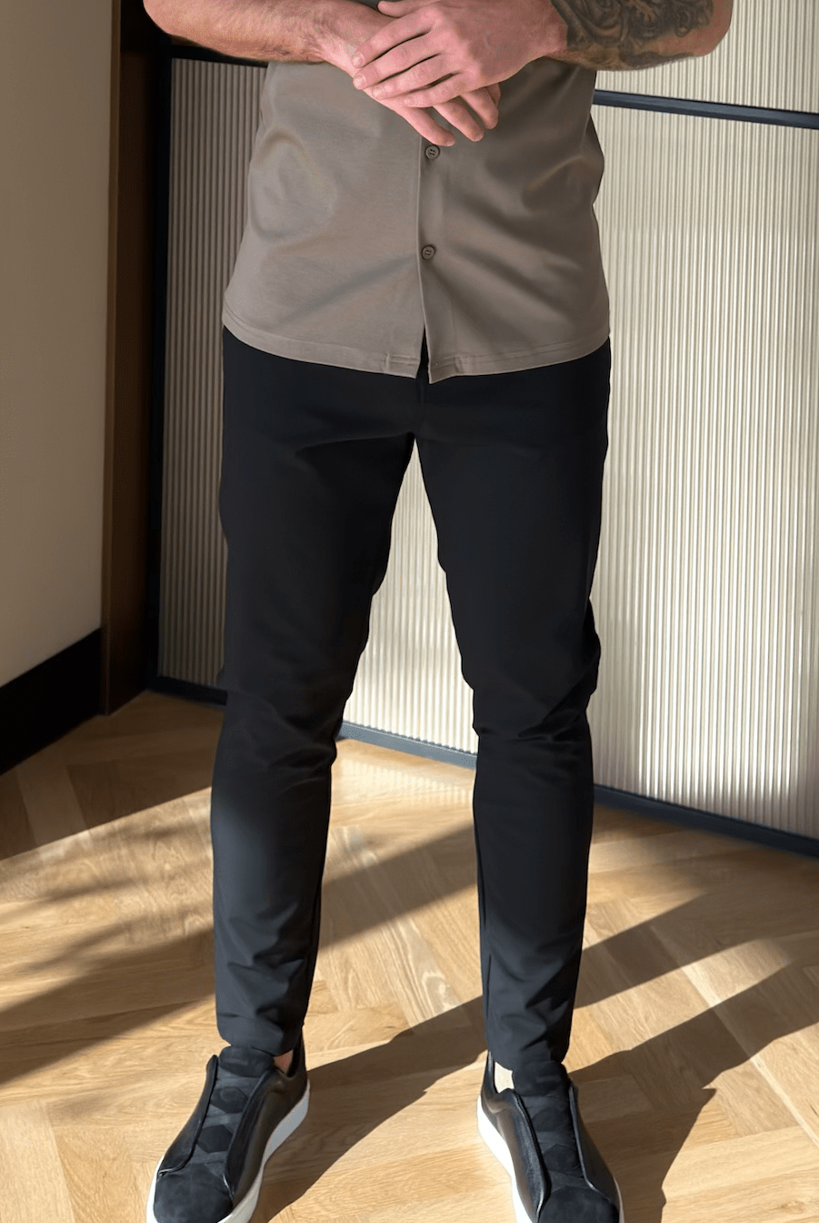 5 Pocket Commuter Trouser - Black - Vincentius