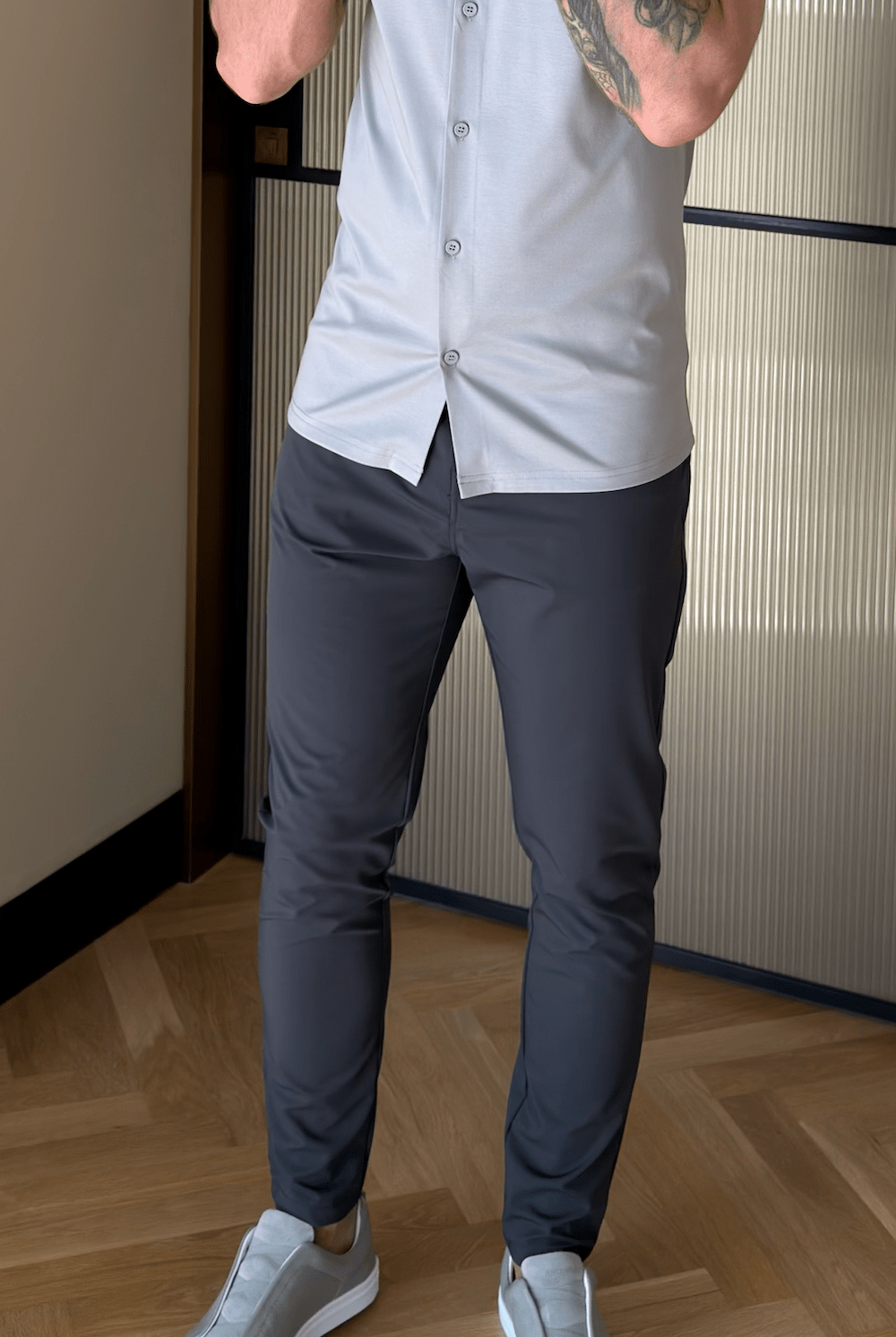 5 Pocket Commuter Trouser - Graphite - Vincentius