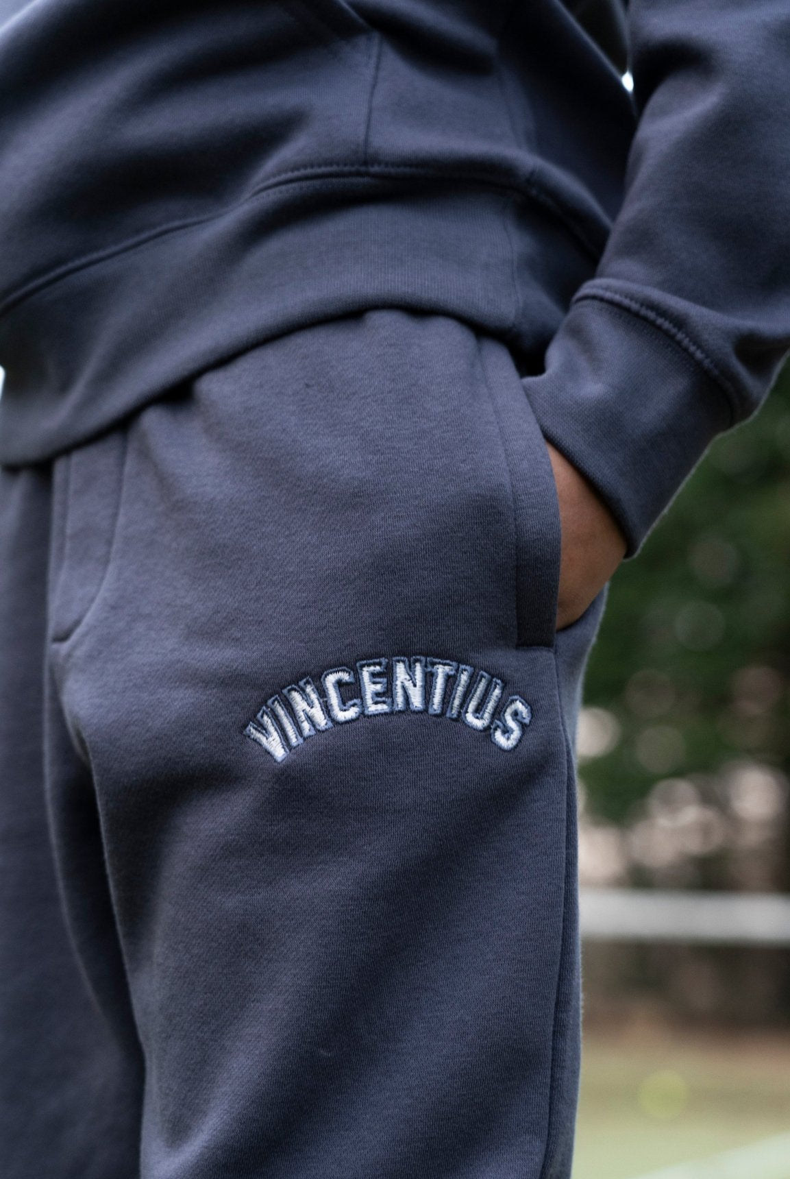 Boys Applique Tracksuit - Airforce Blue - Vincentius