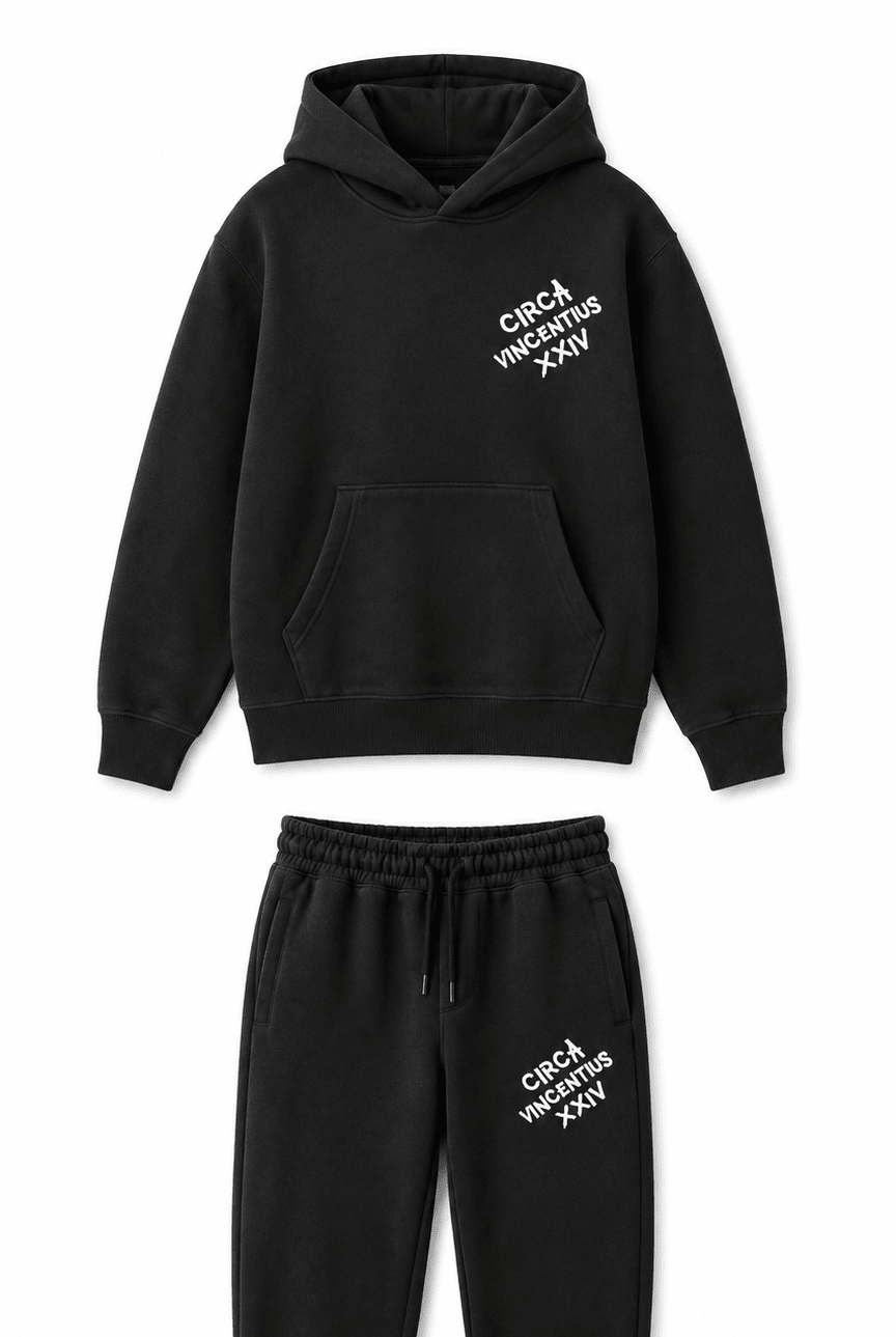 Boy's Circa XX1V Tracksuit - Black - Vincentius