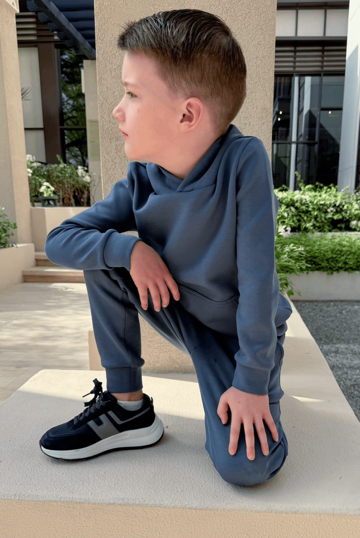 Boys Commuter Tracksuit - Airforce - Vincentius