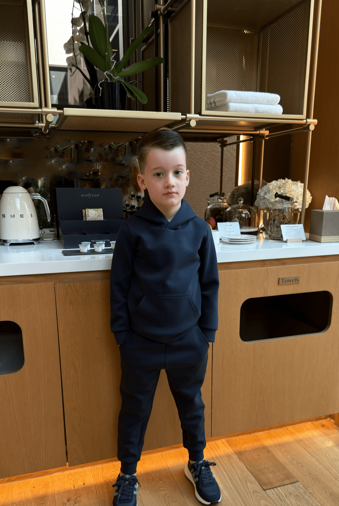 Boys Commuter Tracksuit - Navy - Vincentius