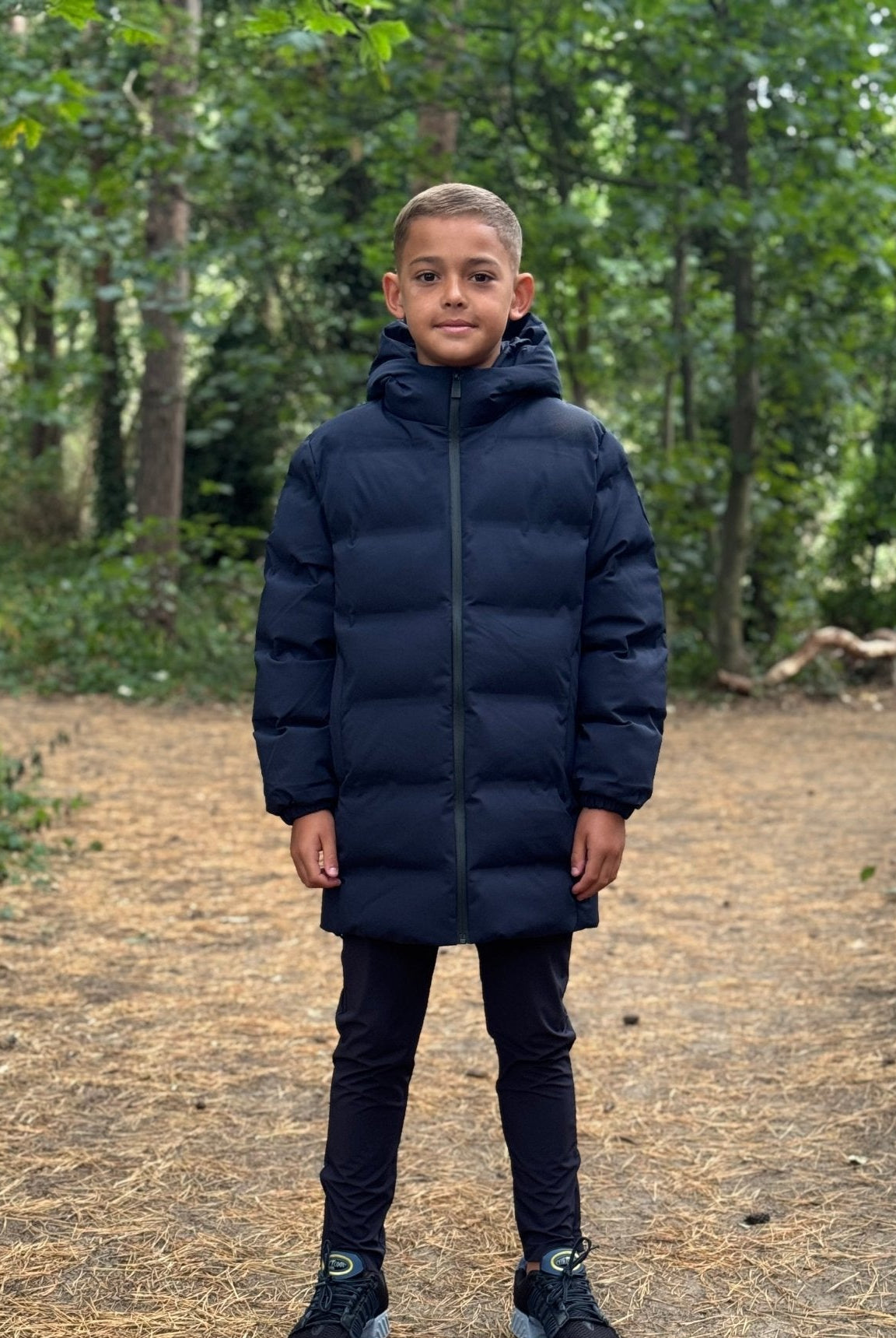Boy's Technical Parka - Navy - Vincentius