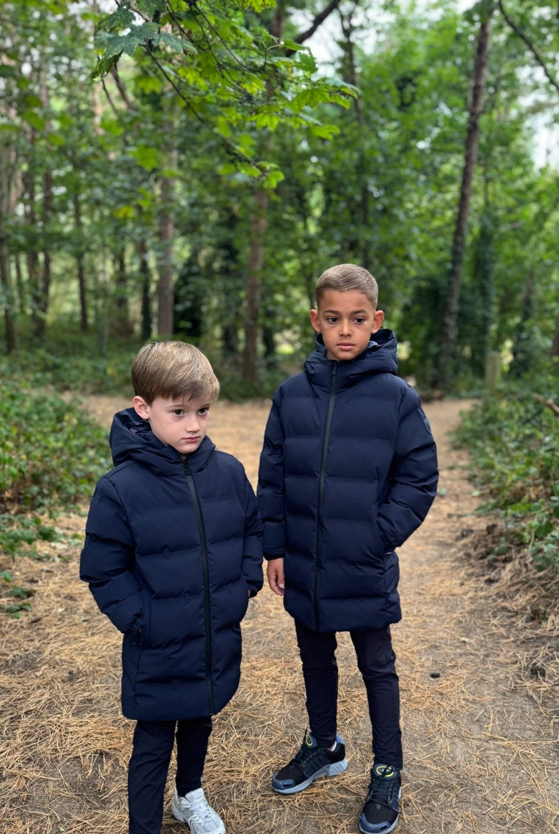 Boy's Technical Parka - Navy - Vincentius