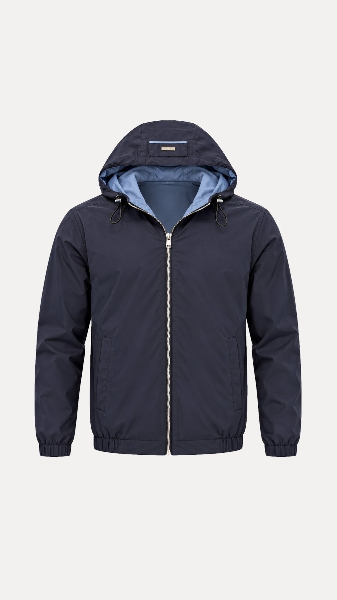 Commuter Hooded Reverse Jacket - Navy/Airforce - Vincentius