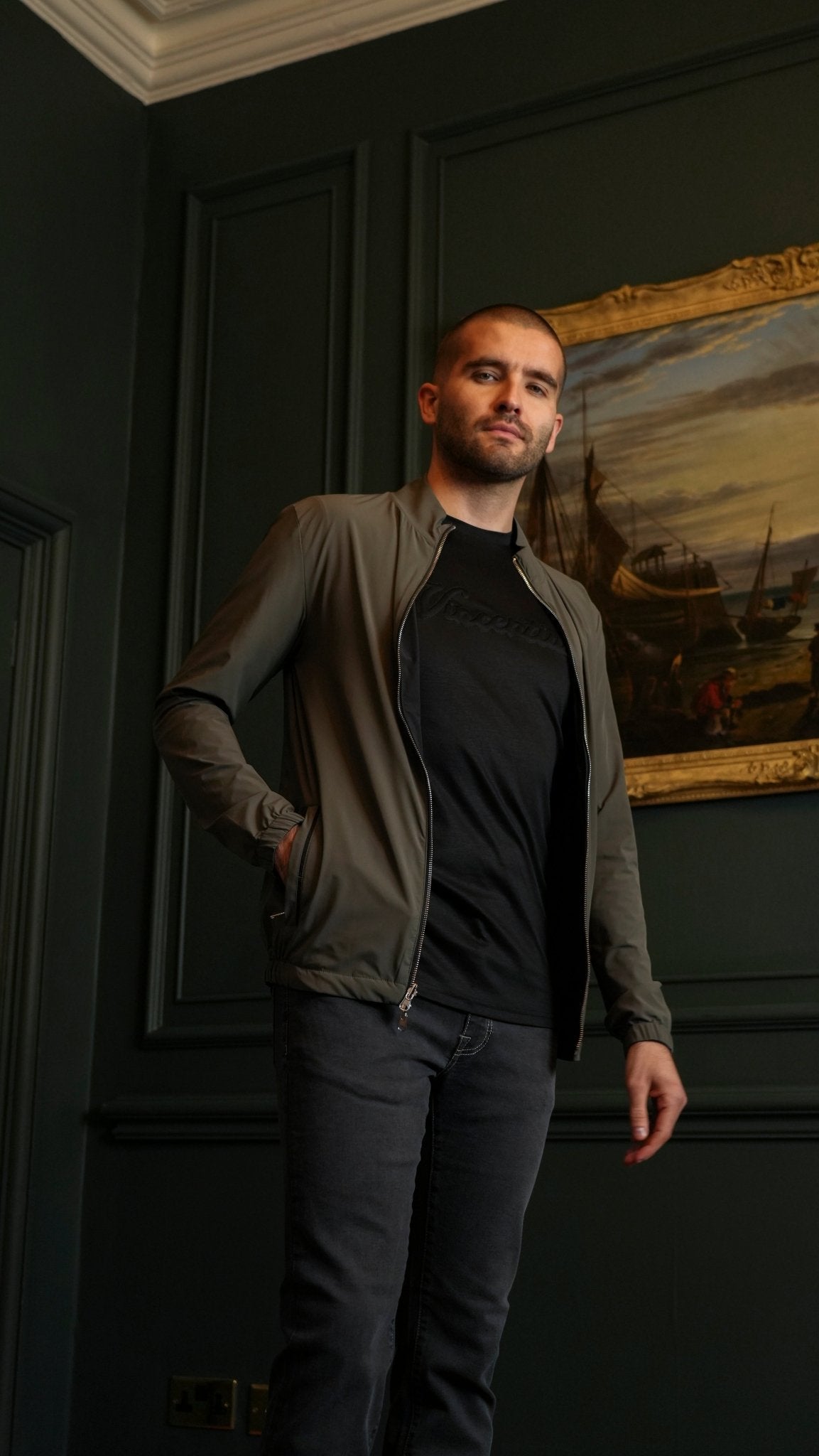 Commuter Reverse Jacket - Olive/Black - Vincentius