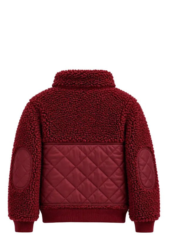 Fleece Jacket - Burgundy - Vincentius