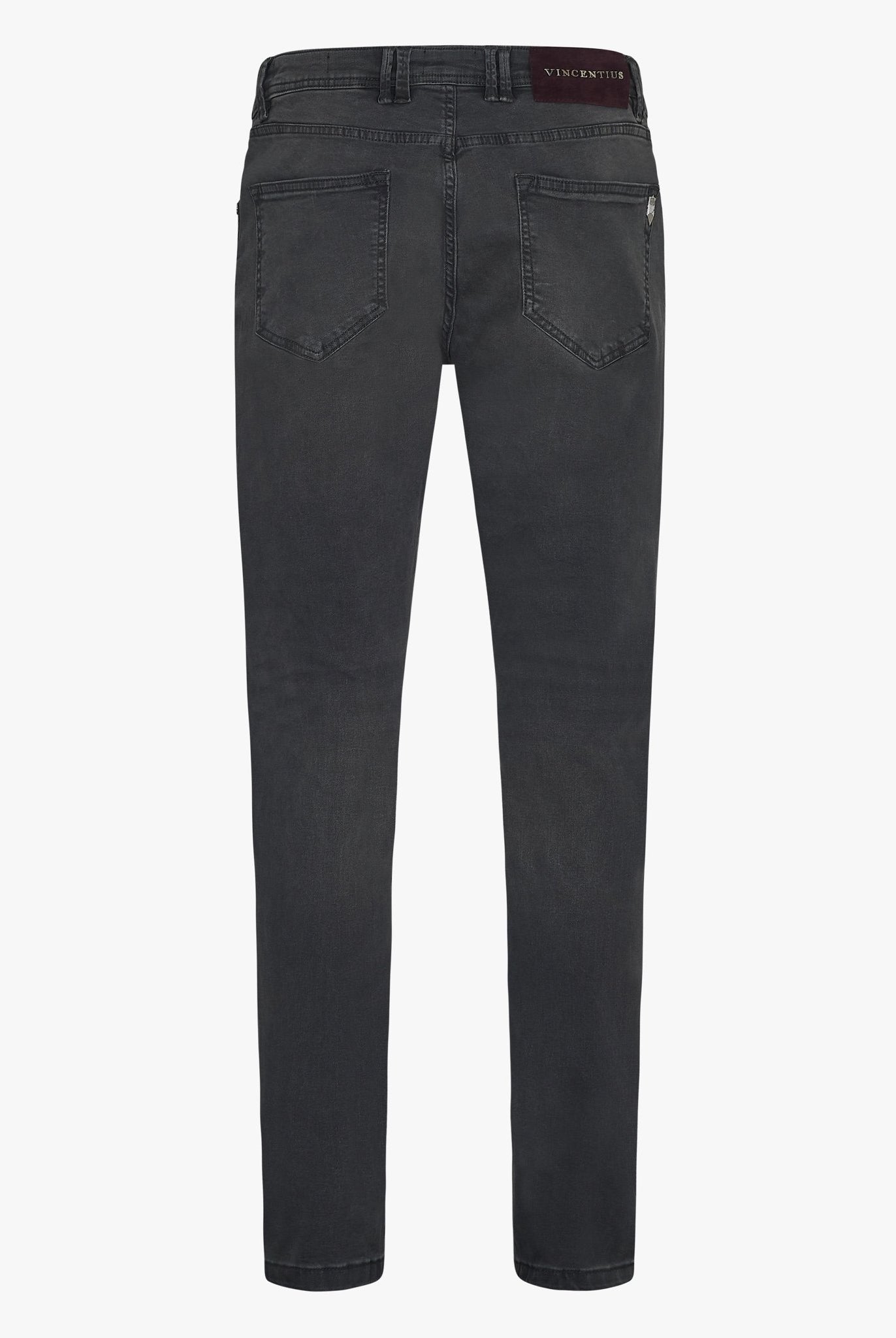 Luxury Edition Tailored Fit Jeans - Grey/Grape Patch - Vincentius