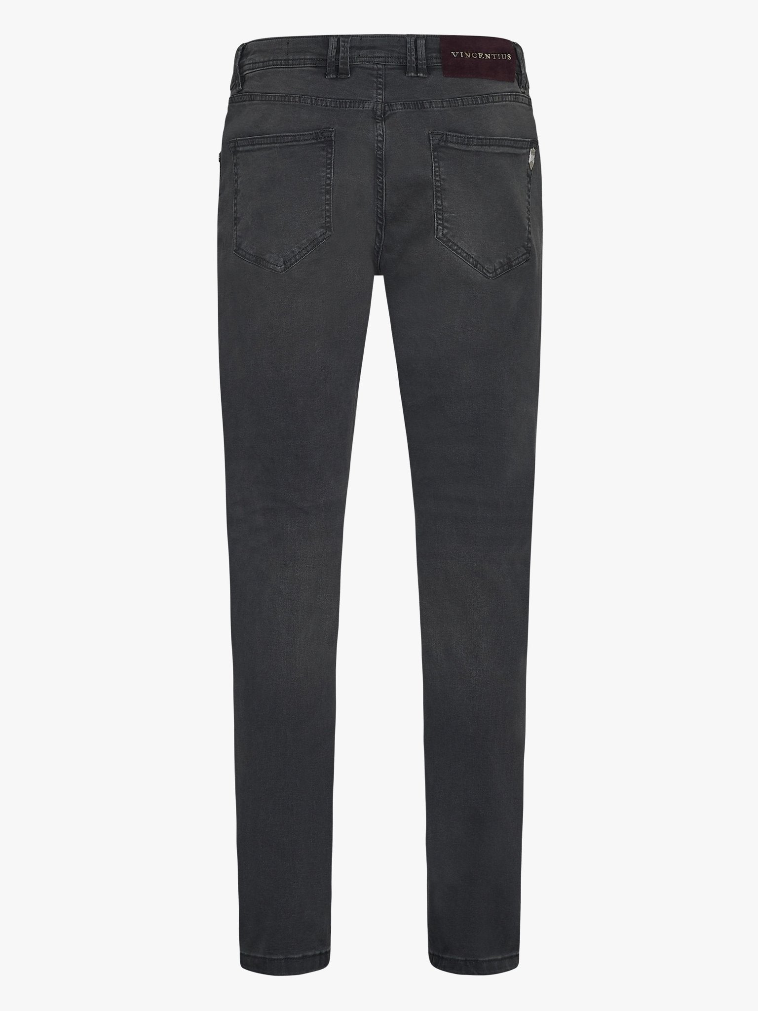 Luxury Edition Tailored Fit Jeans - Grey/Grape Patch - Vincentius