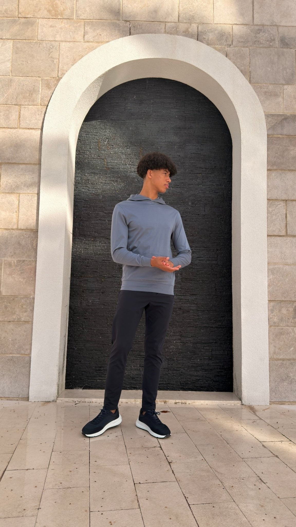Luxury Mercerised Hoodie - Ombre - Vincentius