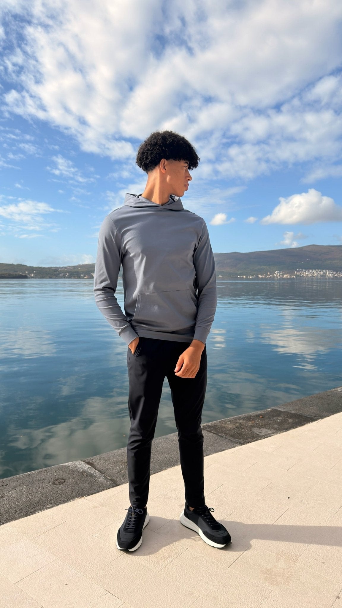 Luxury Mercerised Hoodie - Ombre - Vincentius