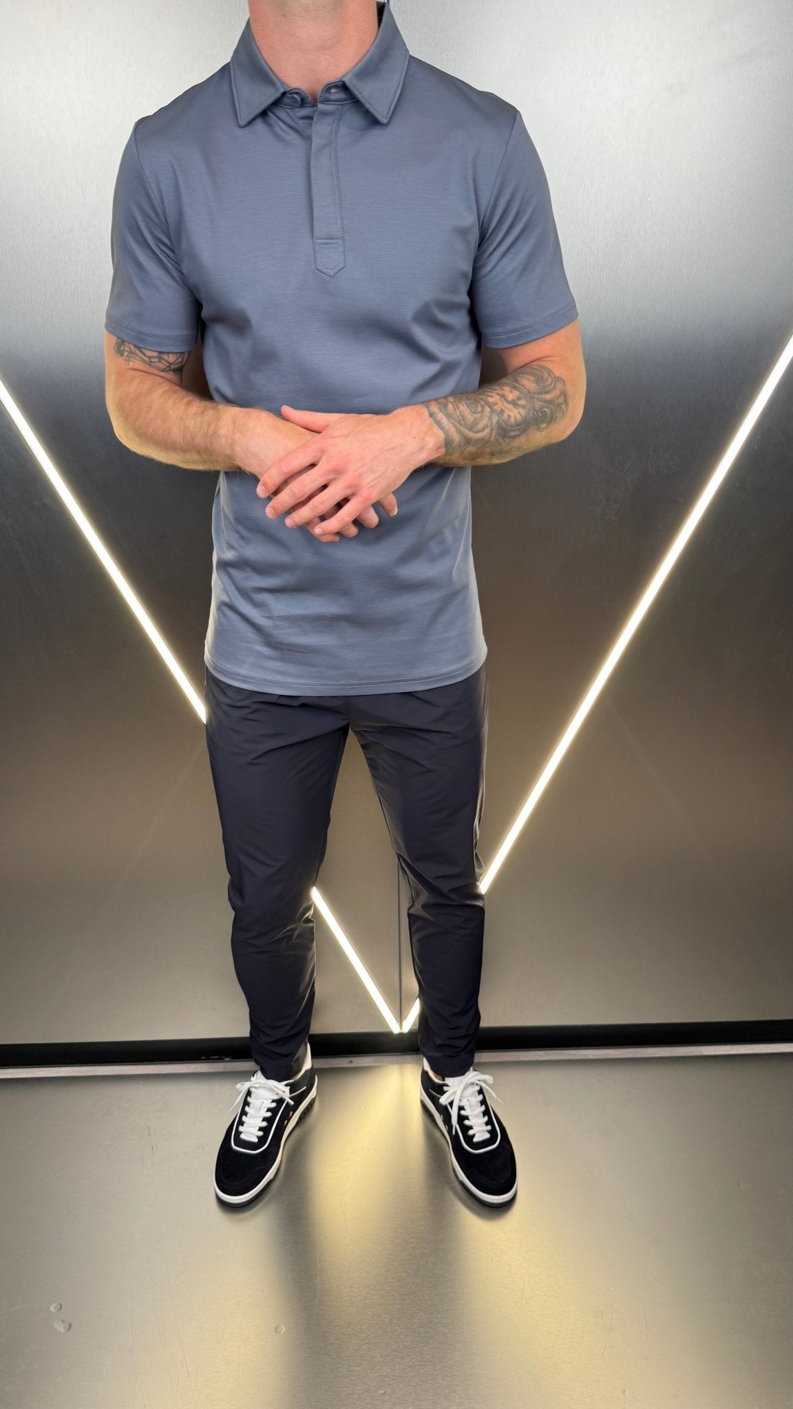 Luxury Mercerised Ombre Polo T Shirt - Vincentius