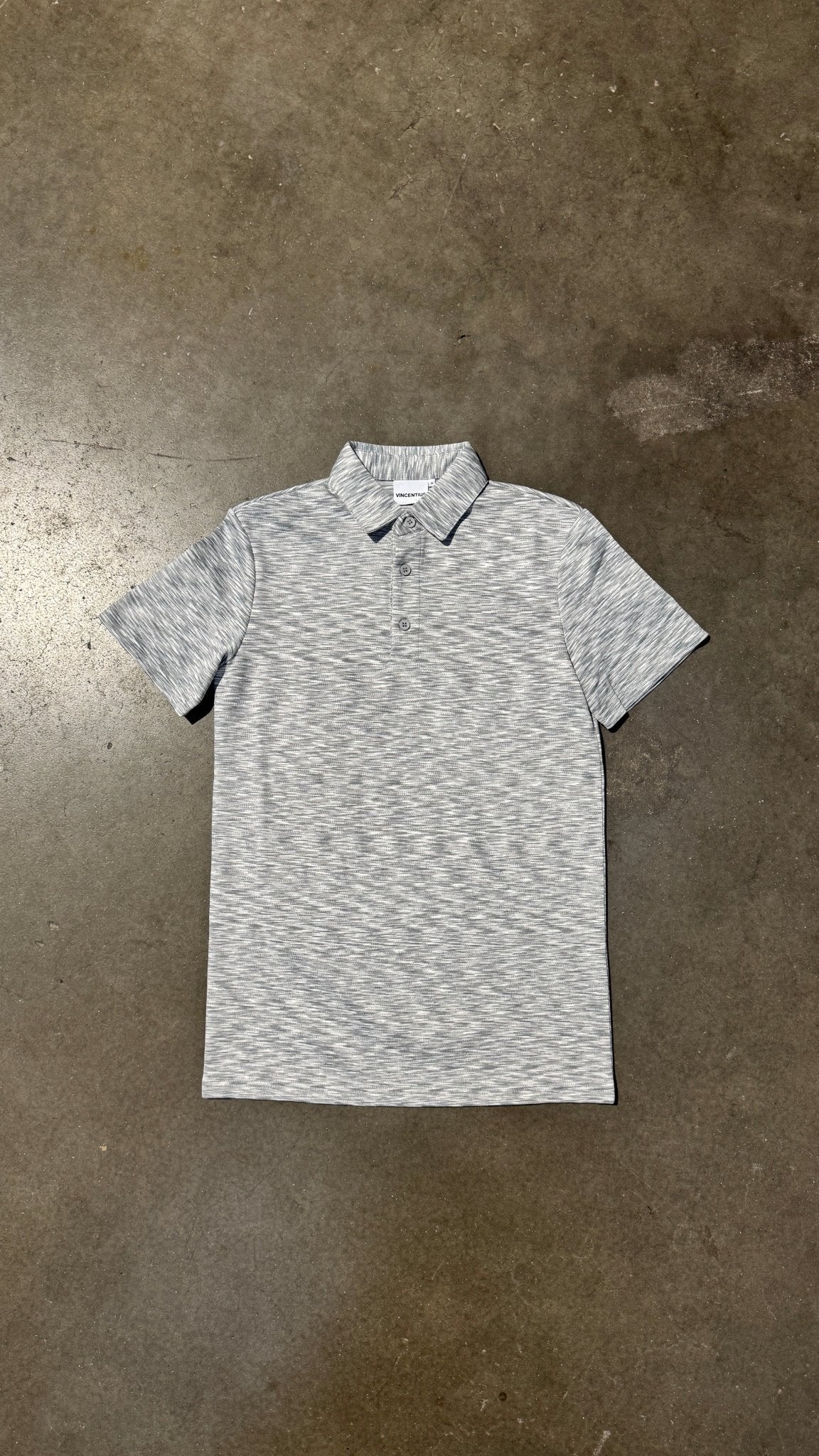 Space Dye Polo V2 - Grey - Vincentius