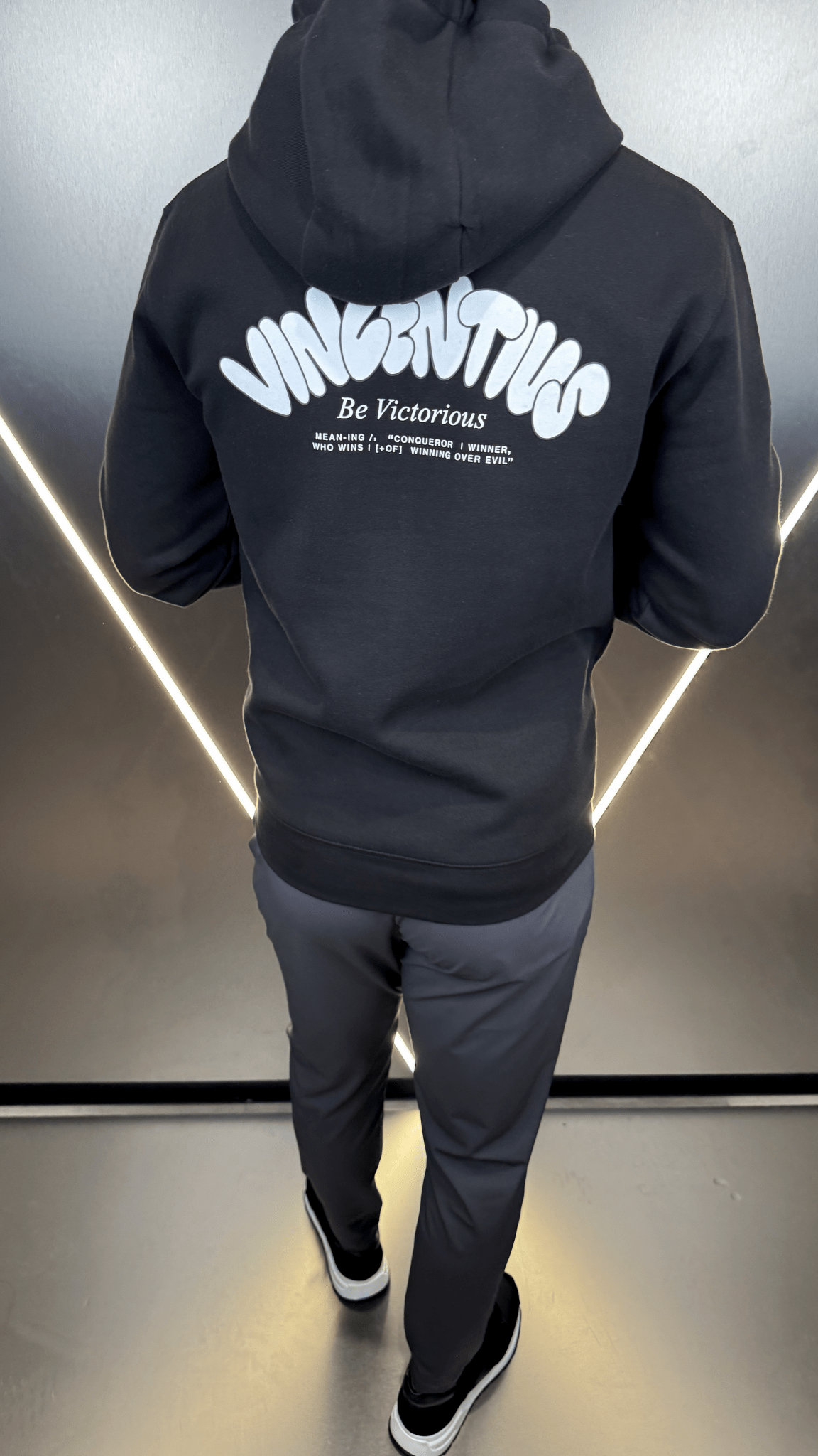 Subway Graffiti Hoodie - Black - Vincentius