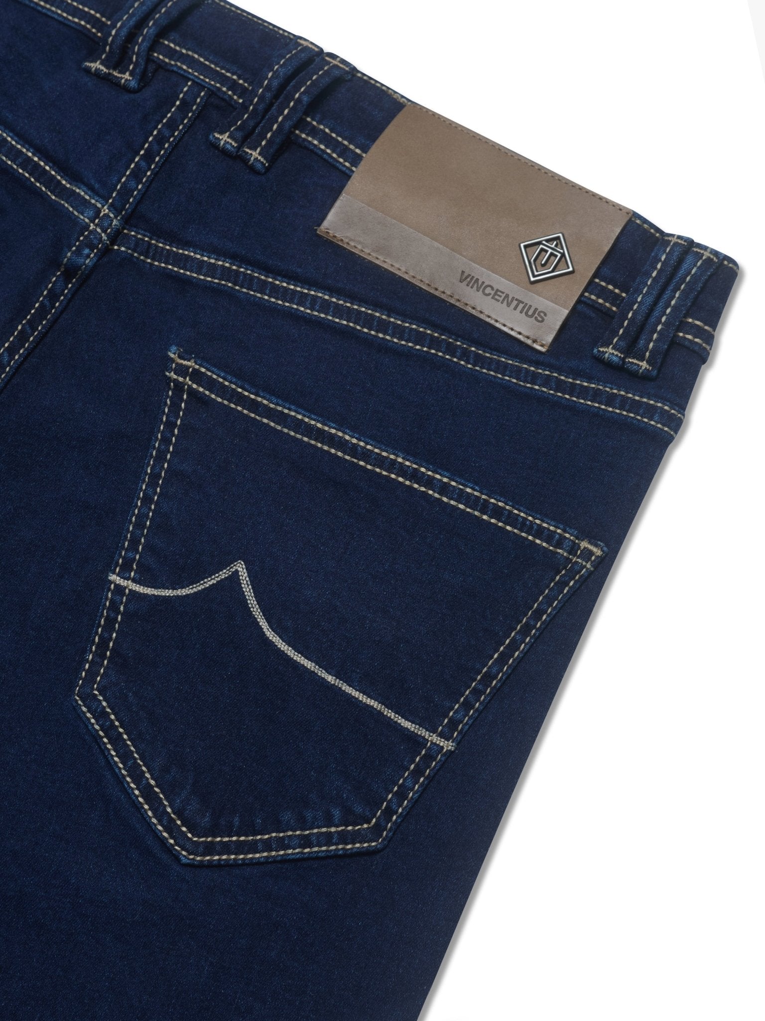 Super Luxury Edition Denim Jeans - Dark Stone - Vincentius