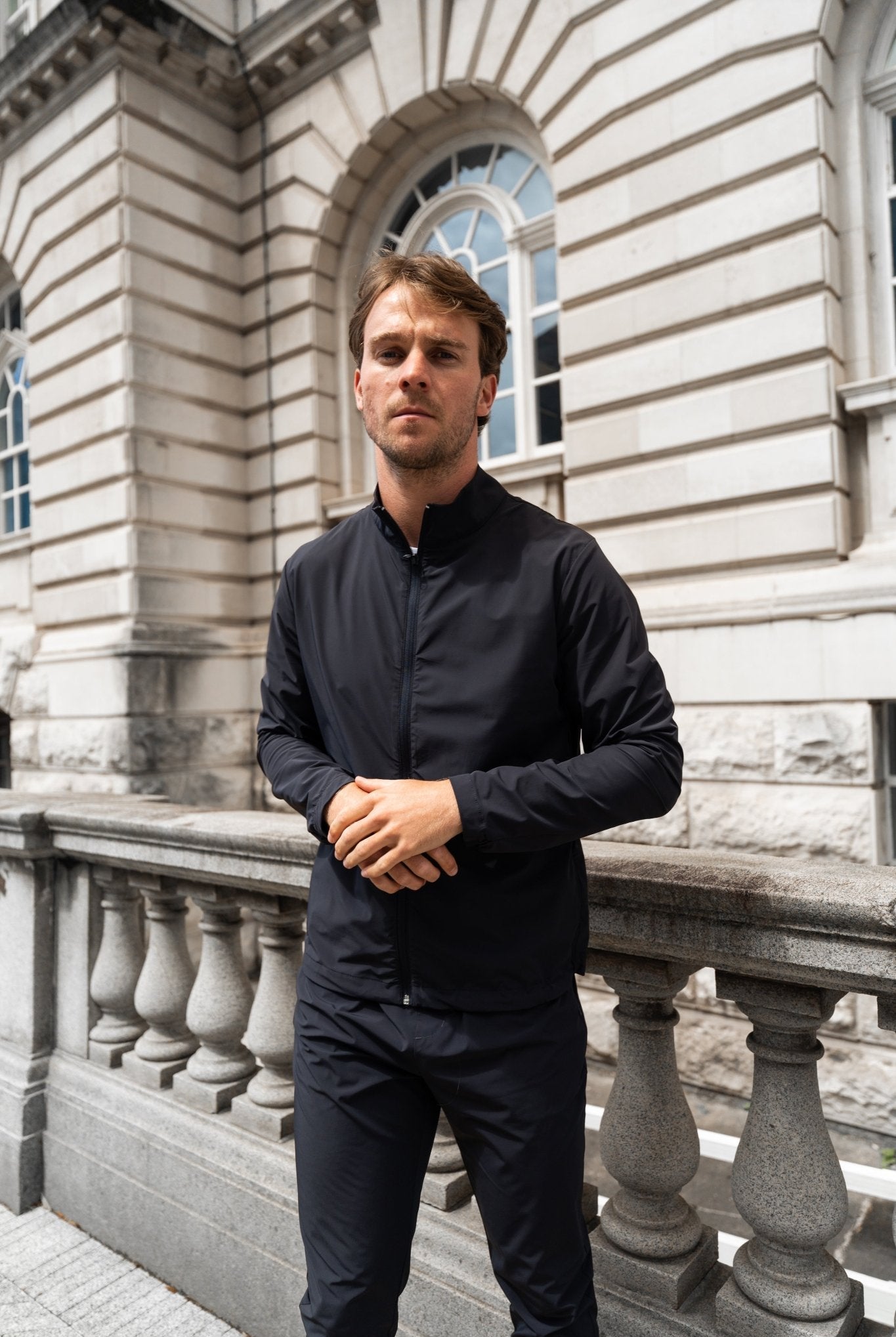 Transitional Full Zip Tracksuit - Navy - Vincentius