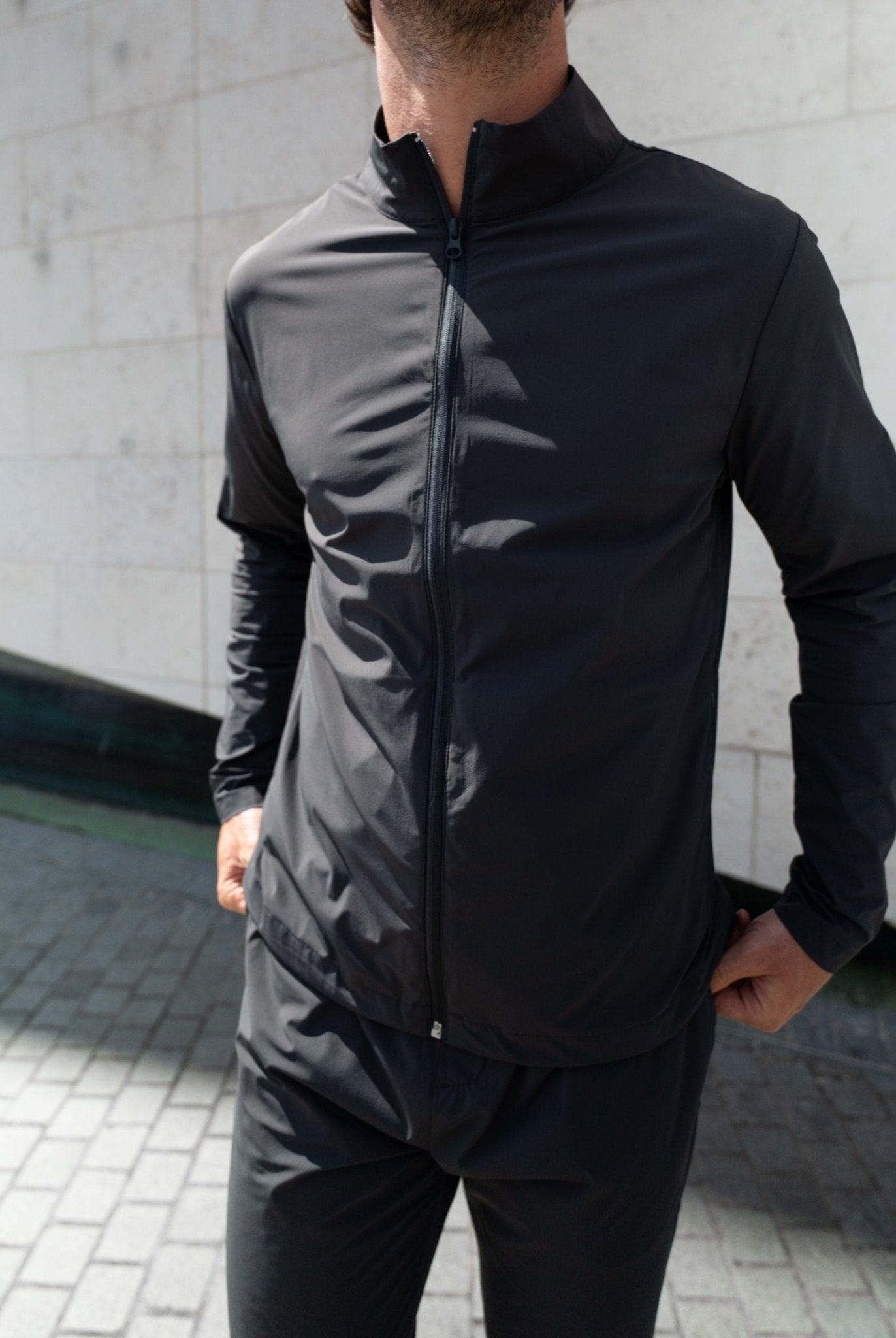 Transitional Full Zip Tracksuit - Slate Grey - Vincentius