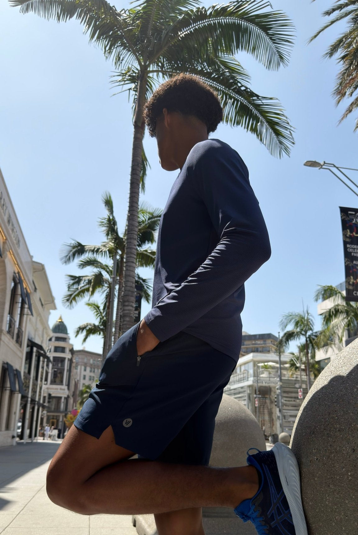 Transitional Performance Short - Navy - Vincentius