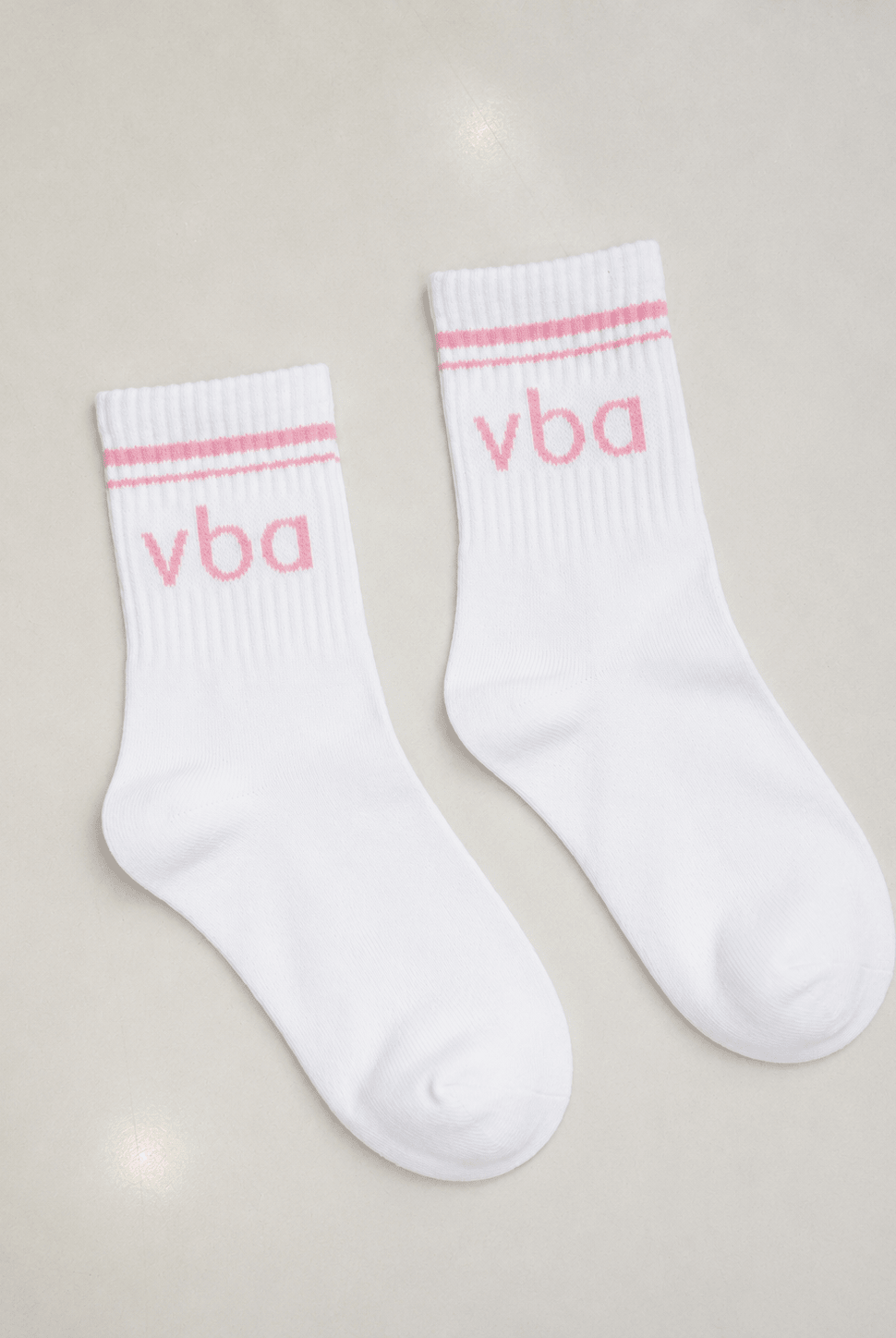 VBA Sport Socks - White/Candy Pink - Vincentius