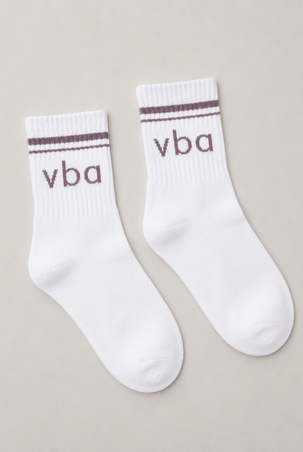 VBA Sport Socks - White/Lavender - Vincentius