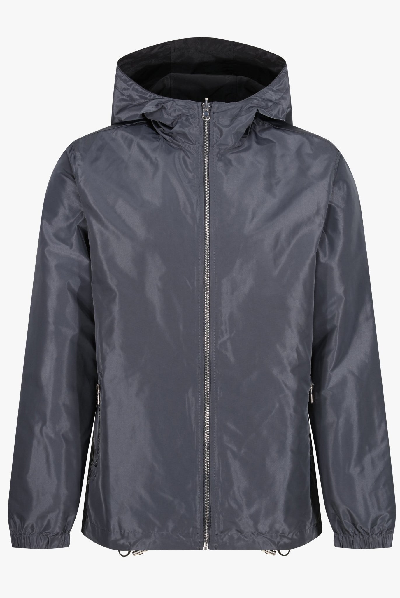 Graphite-Black Reverse Tech Jacket - Vincentius