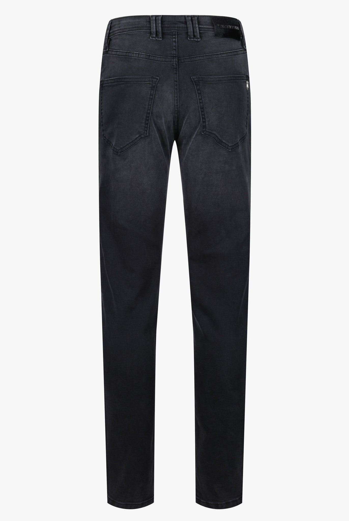 Luxury Edition Tailored Fit Jeans - Dark Grey/Black Patch - Vincentius