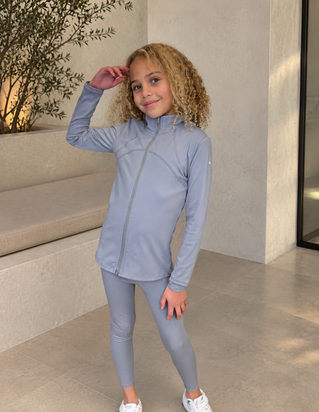 Active Zip Jacket - Grey Mist - Vincentius