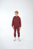 Boy's Be Victorious Tracksuit - Burgundy - Vincentius