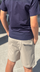 Boy's Commuter Shorts - Beige - Vincentius