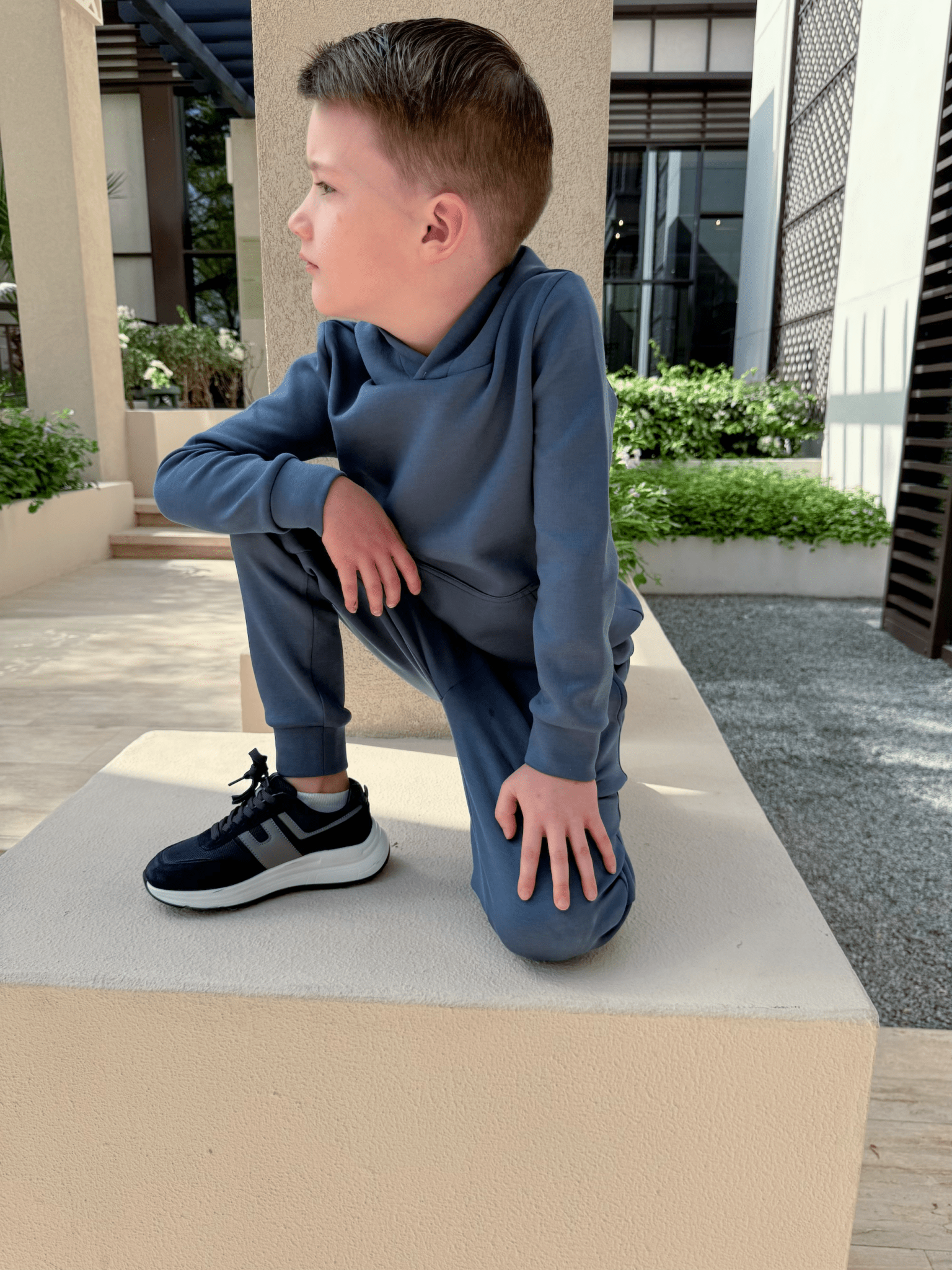 Boys Commuter Tracksuit - Airforce - Vincentius