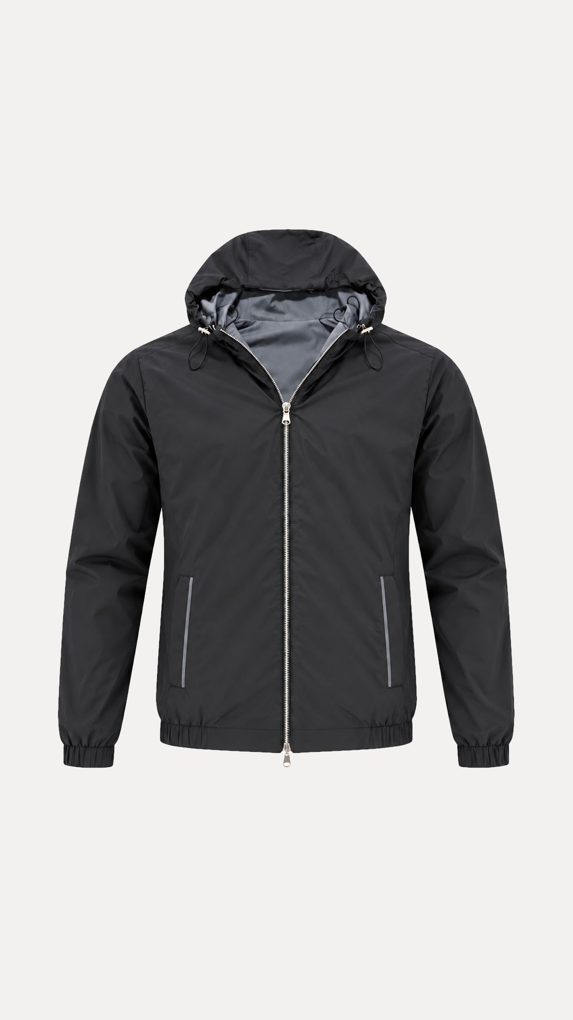 Boy's Hooded Commuter Reverse Jacket - Graphite/Black - Vincentius