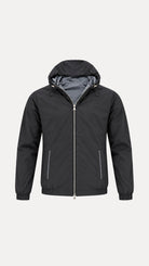 Boy's Hooded Commuter Reverse Jacket - Graphite/Black - Vincentius