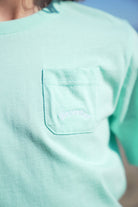 Boy's Luxe Resort Pocket Embroidery T - Shirt - Light Green - Vincentius