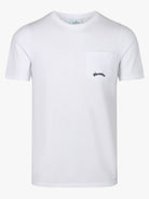 Boy's Luxe Resort Pocket Embroidery T - Shirt - White - Vincentius