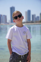 Boy's Luxe Resort Spoke V2 T - Shirt - White - Vincentius