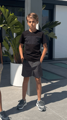 Boy's Luxury Vertex T-Shirt - Black - Vincentius