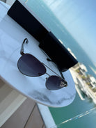 Capri Sunglasses - Gunmetal / Black - Vincentius