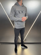 Collegiate Applique Luxe Hoodie - Grey (DISPATCH 18/10/24) - Vincentius