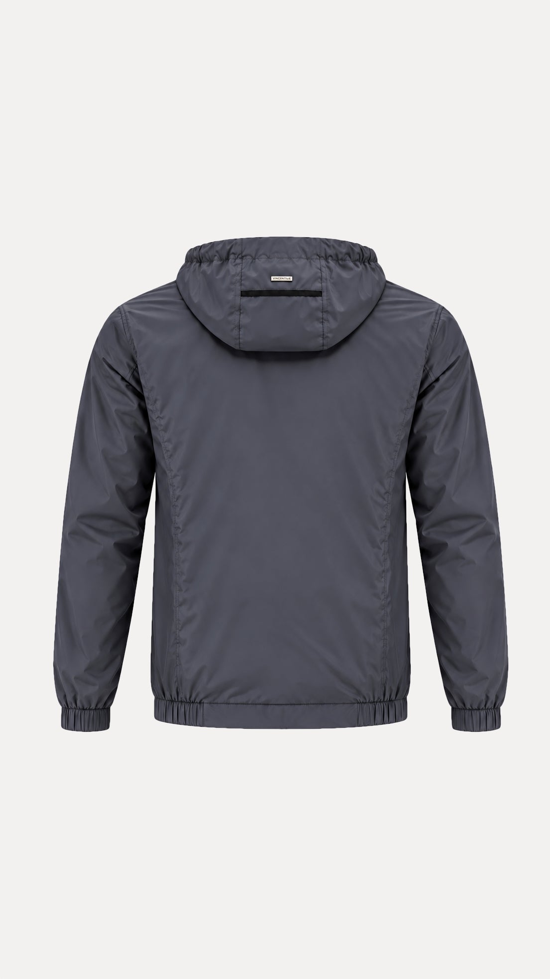 Commuter Hooded Reverse Jacket - Graphite/Black - Vincentius