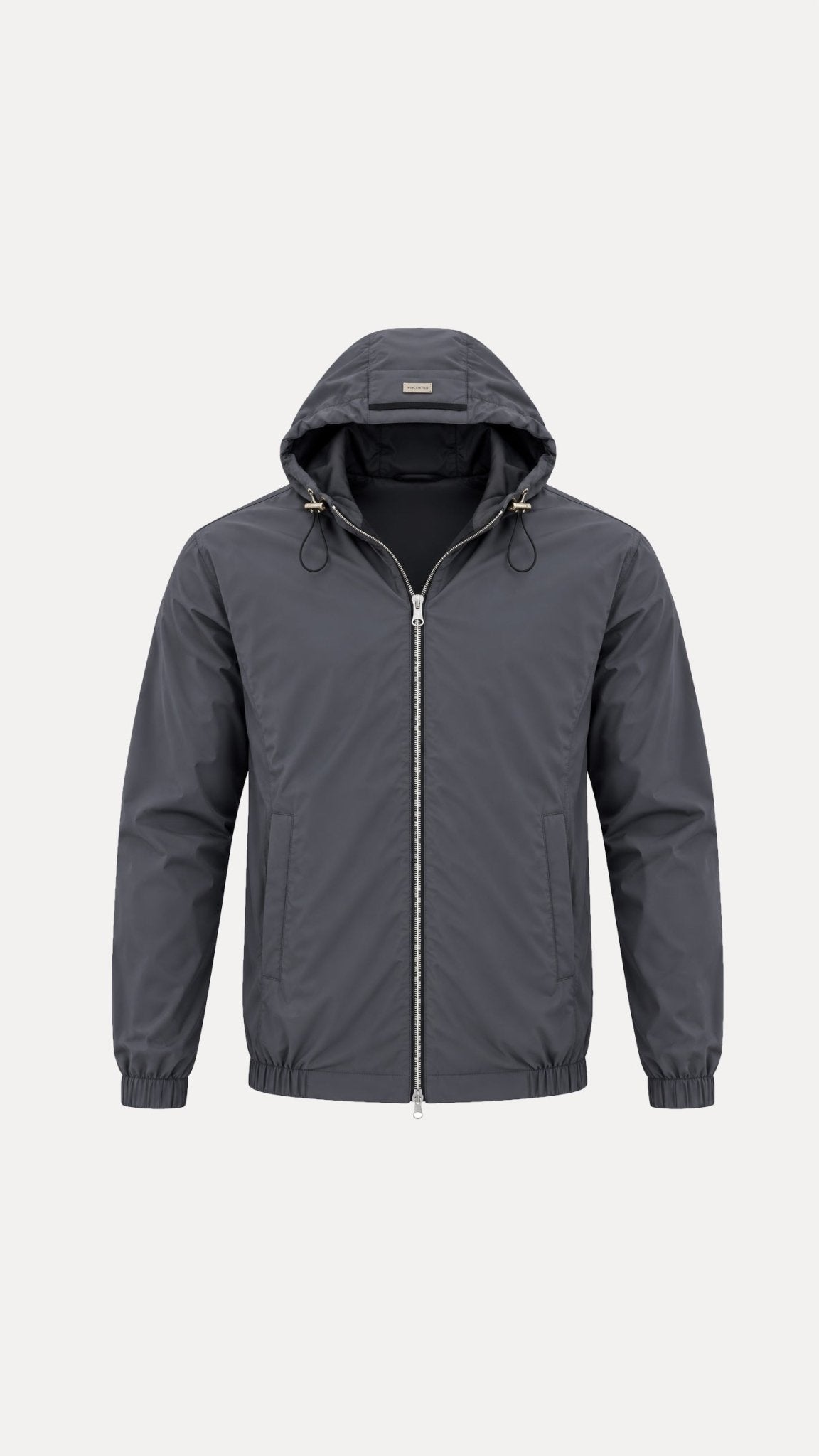 Commuter Hooded Reverse Jacket - Graphite/Black - Vincentius
