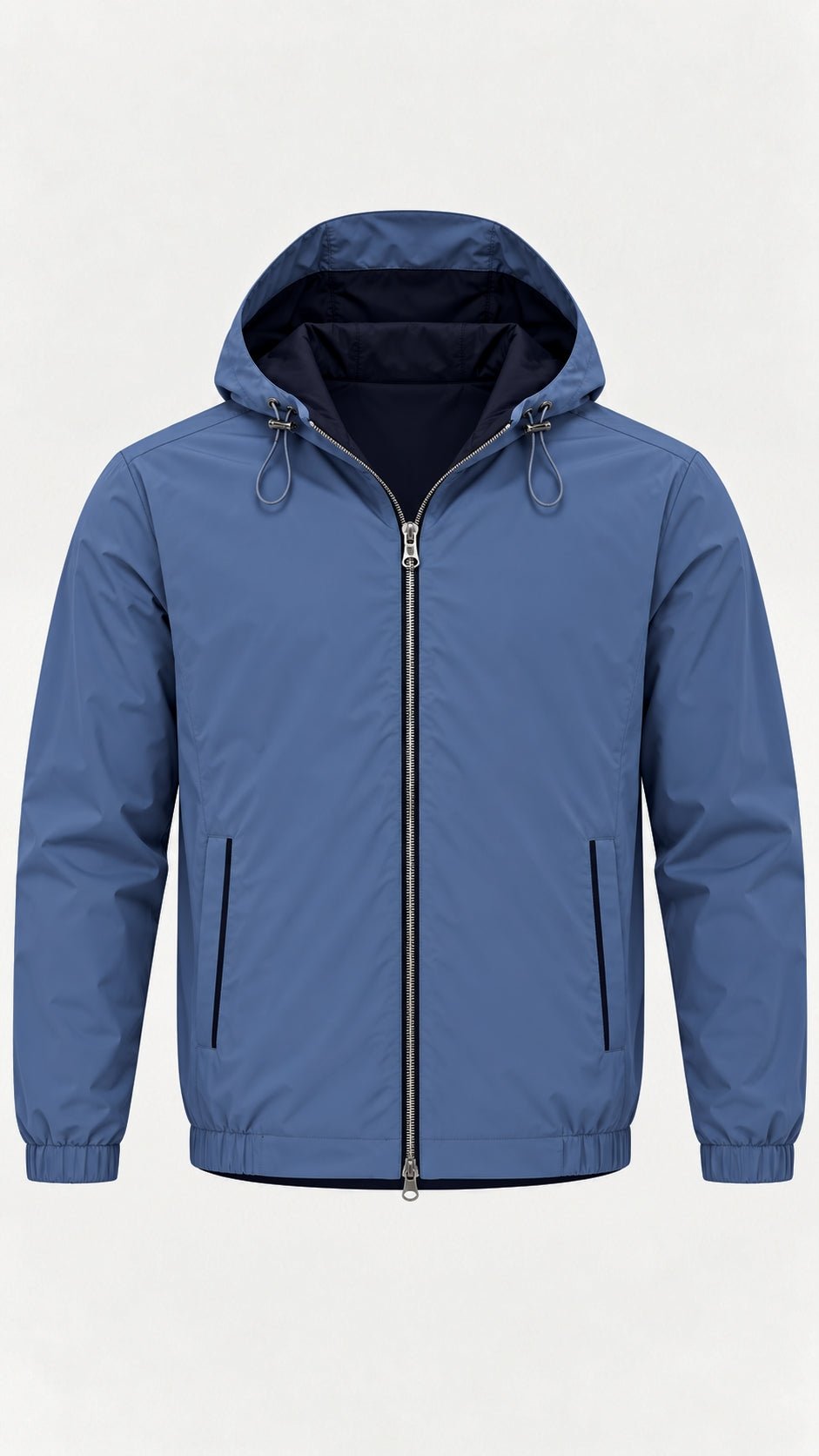 Commuter Hooded Reverse Jacket - Navy/Airforce - Vincentius