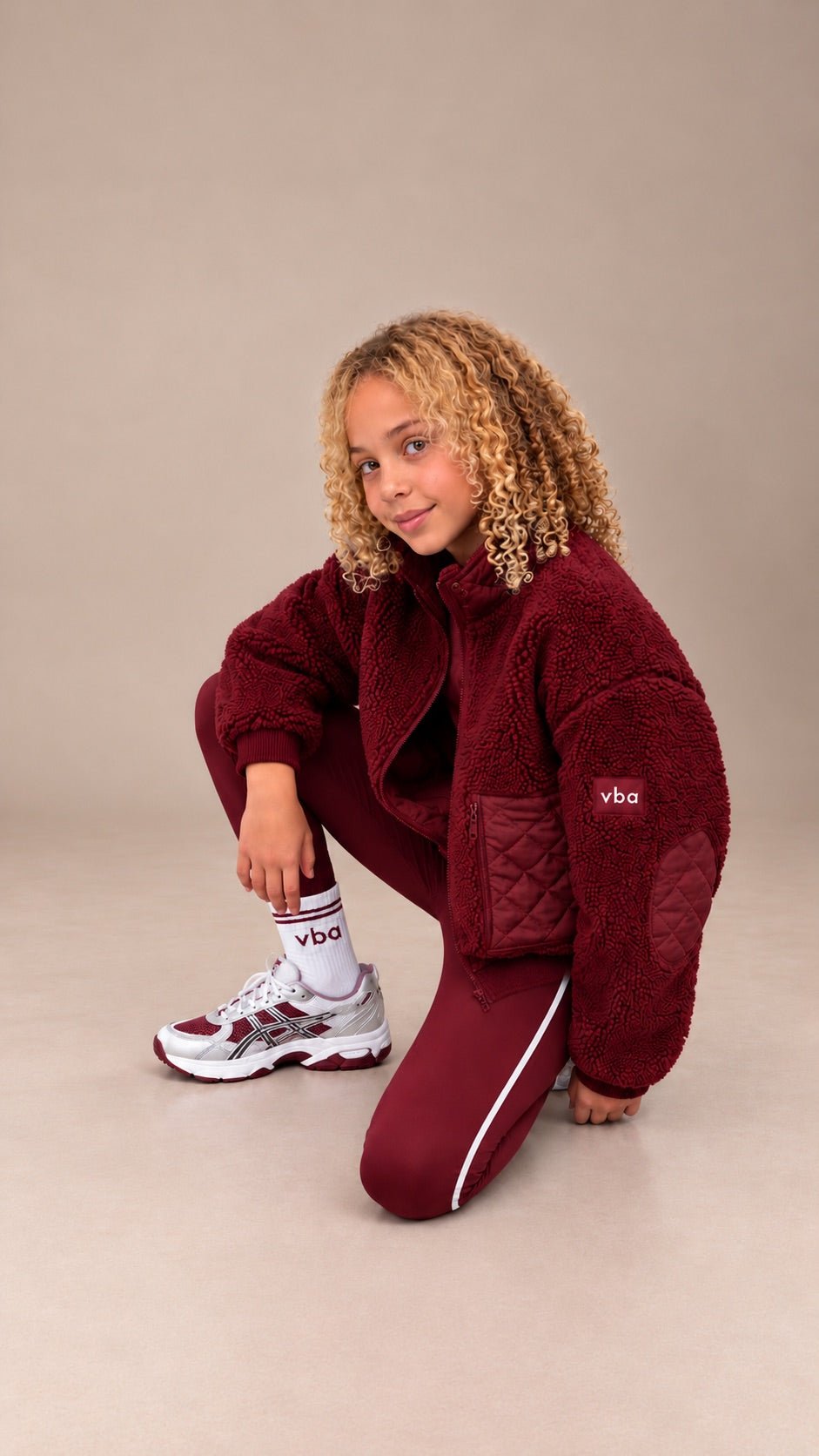 Fleece Jacket - Burgundy - Vincentius