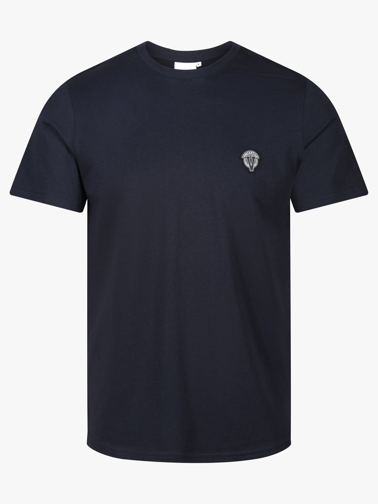 Luxe Classic Badge T-Shirt - Navy - Vincentius