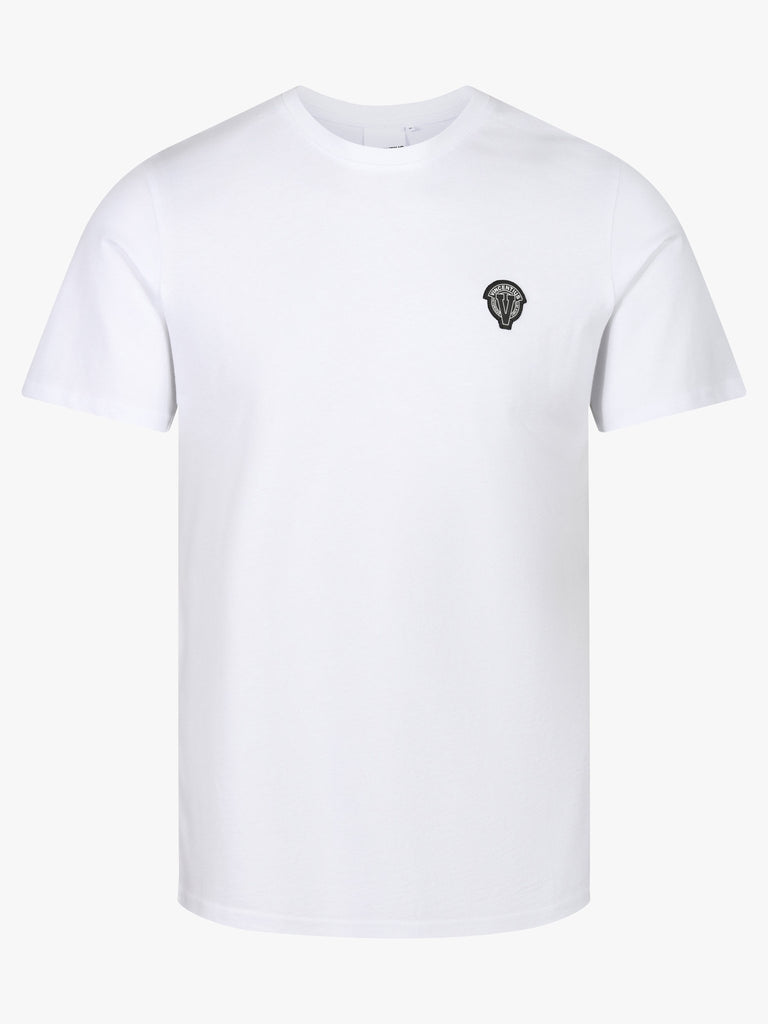 Luxe Classic Badge T-Shirt - White - Vincentius