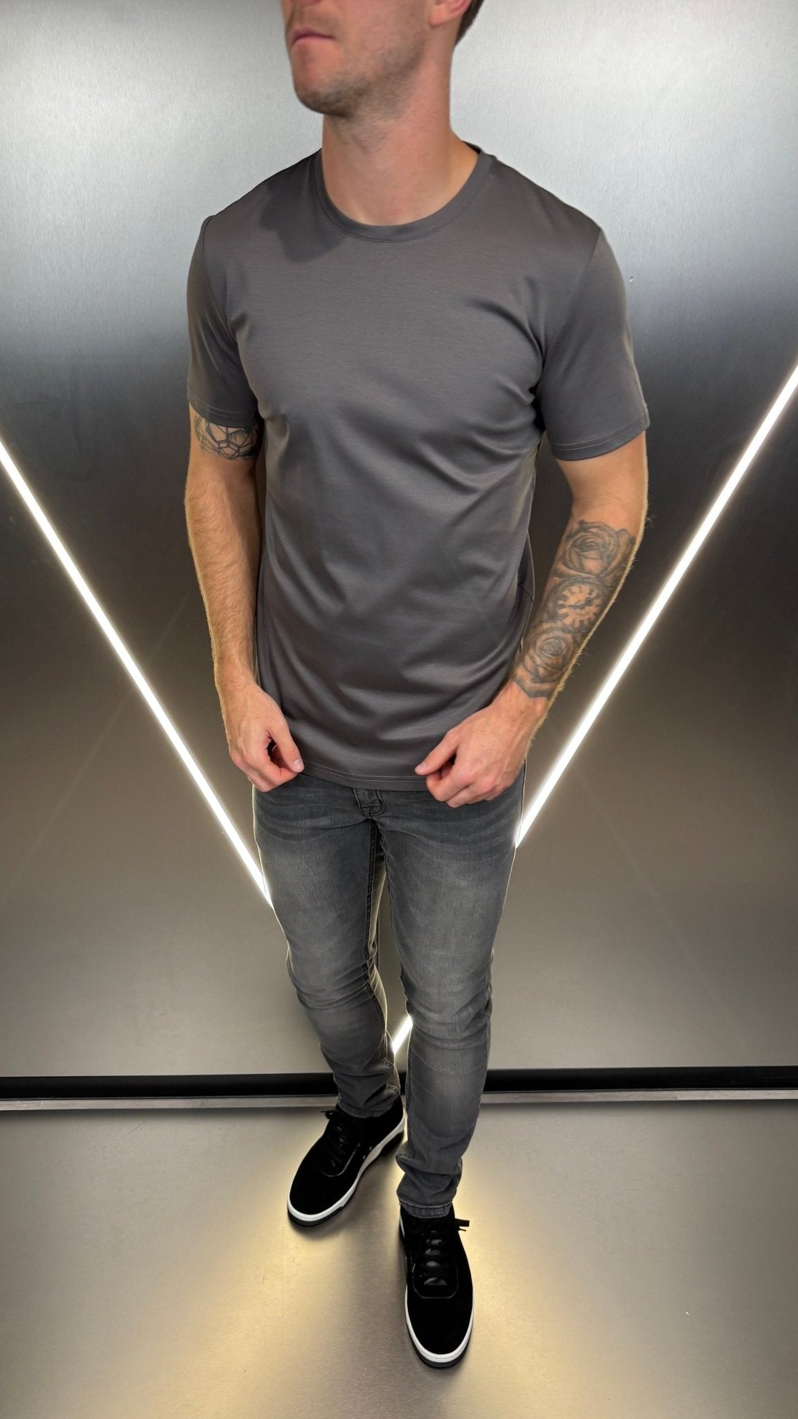 Luxury Charcoal T-Shirt - Vincentius
