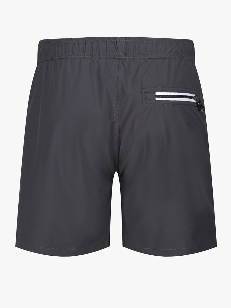 Luxury Embroidered Swim Short - Charcoal (PRE-ORDER ARRIVING 15TH MAY) - Vincentius