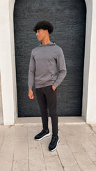 Luxury Mercerised Hoodie - Charcoal - Vincentius
