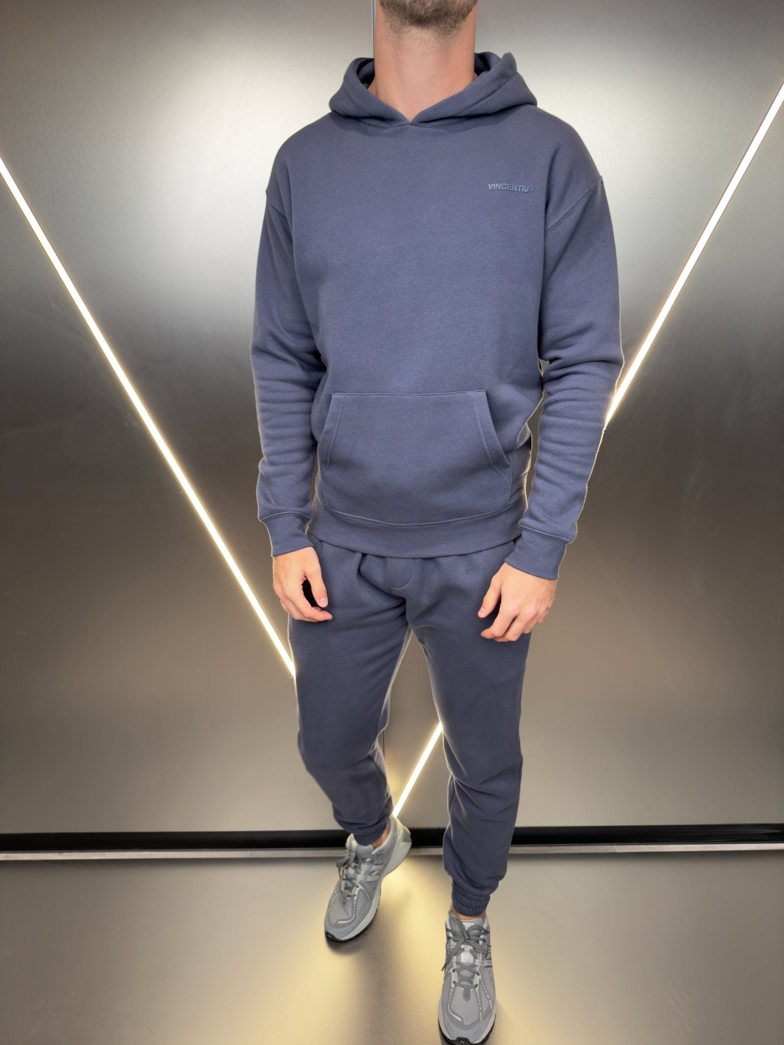 Relaxed Every Day Tracksuit Set - Air Force - Vincentius