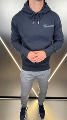 Script Hoodie - Navy - Vincentius