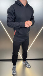 Silicone Badge Every Day Tracksuit - Black/Red - Vincentius